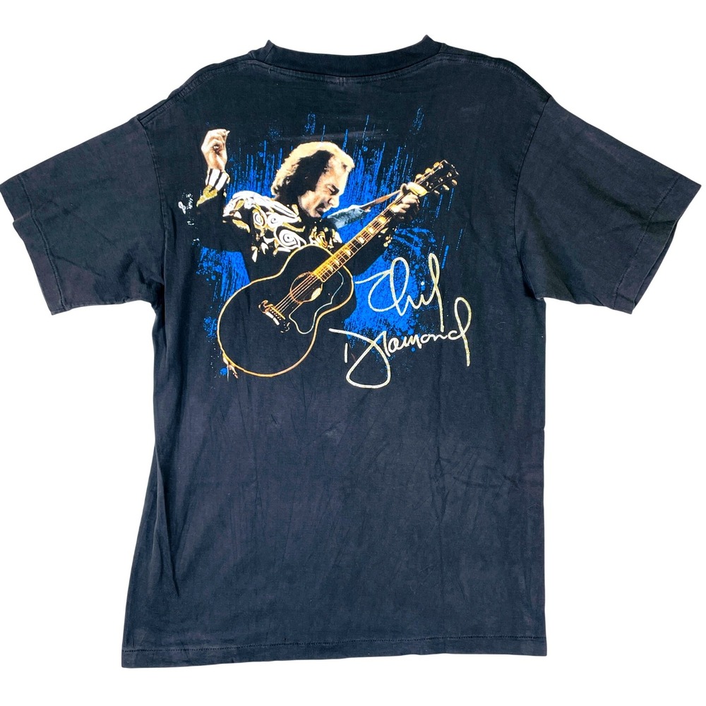 VTG 1993 Neil Diamond In the Round Concert Tour T-Shirt Black XL Single Stitch
